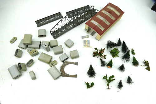 Lokschuppen bäume brücke - bäume,