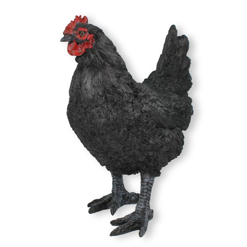 Gartendeko huhn figur - gartendeko, schw
