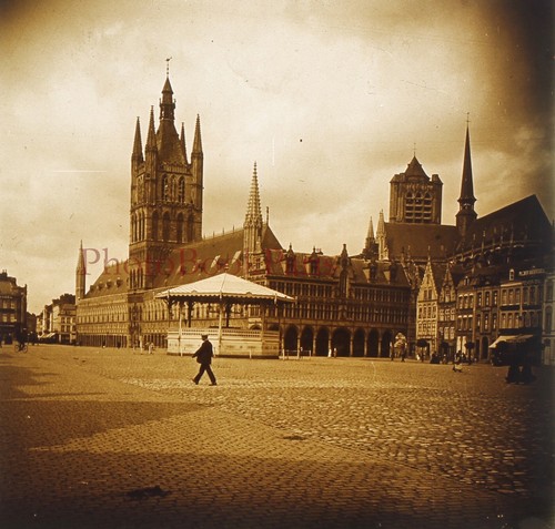 Belgien ypres les - les, halles