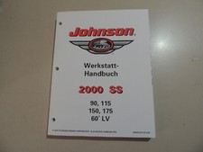 Werkstatthandbuch Johnson Außenborder 1999 2000 90 100 105 115 150 175 PS 60°LV