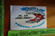 Alter Aufkleber Flugzeug Flughafen Fluglinie TREPEL Lift Lounge