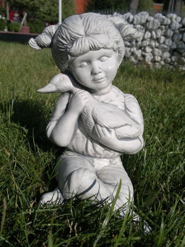 Gartenfiguren mädchen mit - "mädchen,