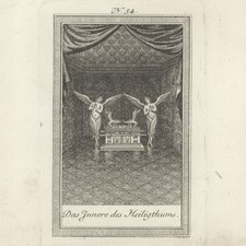 Bibel Altes Testament Salomon Tempel Weltgeschichte Original Kupferstich 19 Jhd