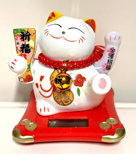 Solar winkekatze maneki neko - winkekatze,