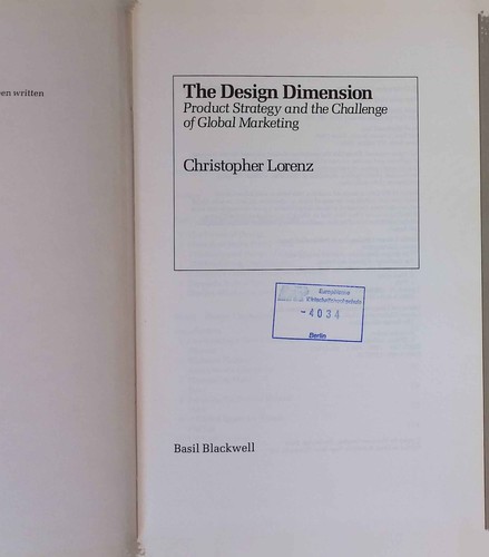 The design dimension - the,