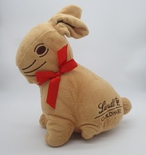 Lindt Goldhase Stofftier mit Geheimfach Reisverschluss 25 cm