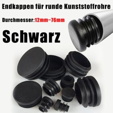 Runde Kunststoff Endkappen