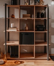 Regal Eiche und Anthrazit