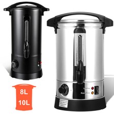 8L/10L Glühweinkocher Glühweinautomat Glühweintopf Heißwasserspender Edelstahl
