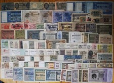 100 verschiedene BANKNOTEN nur