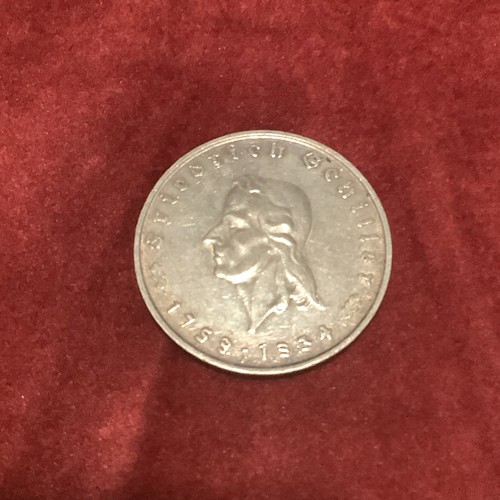 Schiller mark 1934 - schiller, silber