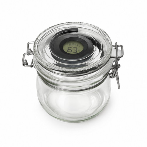 Curing glas mit - curing, hygrometer