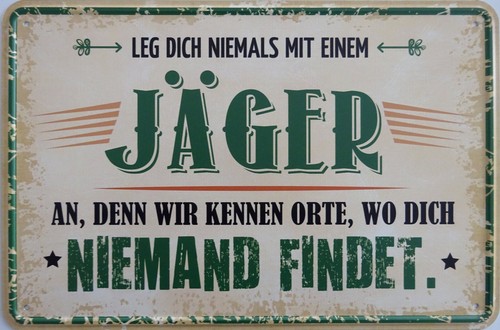 Blechschild schild 20x30cm - schild,