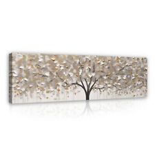 Leinwand Bilder Groß Abstrakt Baum Modern XXL Wandbild Leinwandbild 145x45