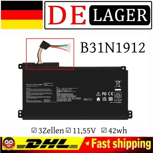 Akku b31n1912 c31n1912 für - c31n1912,
