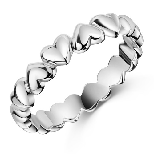 Damen ring mit herzen - ring, herzen,