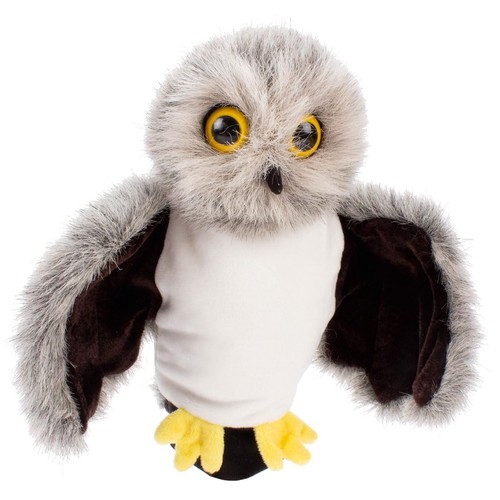 Handpuppe eule bewährt im - eule,