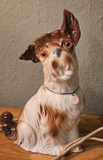 Rauchverzehrer Hund  /Terrier Porzellan 50er/ 60er Jahre
