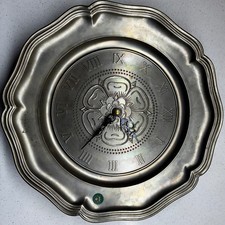 Vintage - Zinn-Wanduhr mit