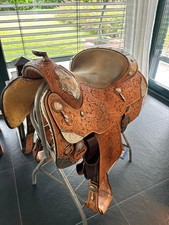 Westernsattel Showsattel Phil Harris gebraucht 16,5 Zoll