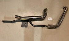 CROSS BONES ® e4 KRÜMMER HARLEY® FLSTSB® AUSPUFFANLAGE FÜR BREITREIFEN UMBAU