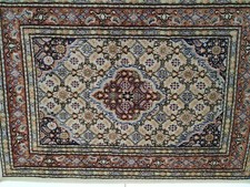 Perserteppich Brücke handgeknüpft  90 x 60cm Persian Bug Gebraucht Bunt