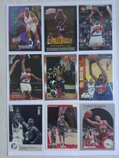 CHARLES BARKLEY 9-Card Lot 97/98 Fleer Z-Force + CHOICE UPPER DECK TOPPS HOOPS
