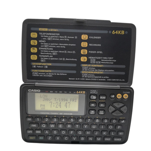 Casio digital diary 4600b - digital, sf-4600b