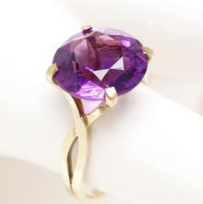 Amethystring 8 Karat 333 Gold