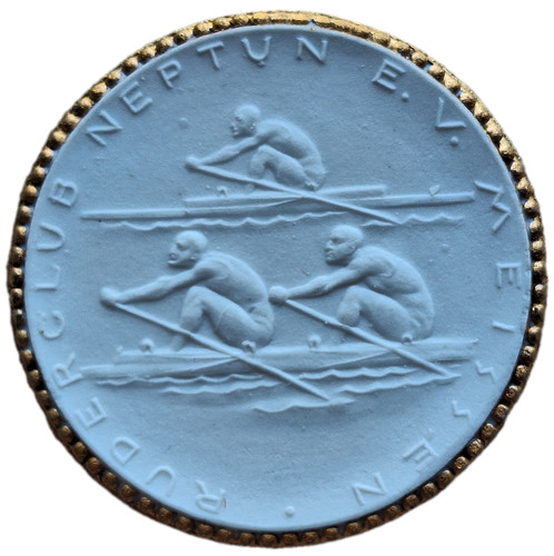 Meissen porzellan medaille - meissen:, porzellan-medaille