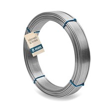 Idoneo Linea Flexibel Aluminium Draht 8mm, 10mm Blitzschutz Blitzableiter Alu