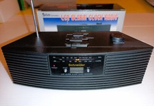 SCHNEIDER MODEL DCR 1 LCD TRAGBARES RADIO ALARM CLOCK RECEIVER NEU VINTAGE