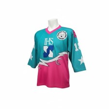 Frankfurter ESC Die Löwen Eishockey Vintage Trikot 1991  #18 Nocon KW9