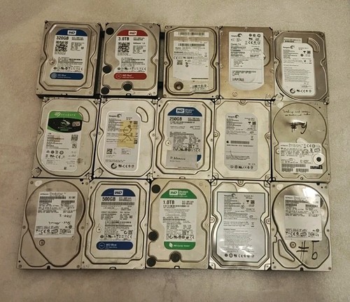 15x stück hdd konvolut - 15x,
