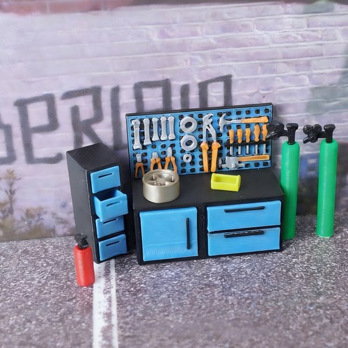 Diorama schreibtisch - 1:87-43, diorama-schreibtisch