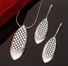 Echtes 925 Silber SCHMUCKSET
