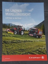 LINDNER MODELLÜBERSICHT LINTRAC Traktoren & UNITRAC Prospekt von 06/2024 (24650)