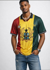 Ghana Wappen Fußballtrikot in