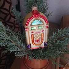 Musikbox Musicbox Lauscha Weihnachtsdeko Vintage Christmas decoration Germany