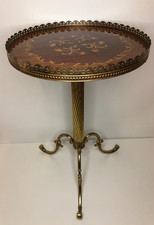 Vintage Beistelltisch Messing