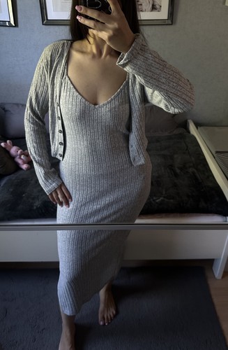Teiler set grau kleid - 2,