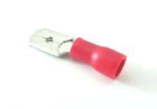 Flachstecker Steckverbinder Flachsteckhülsen Kabelschuh 0,5-1,5mm² Rot 2,8mm