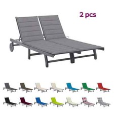 Akazie Massivholz Sonnenliege