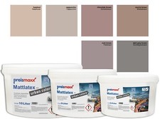 Mattlatex Latexfarbe braun