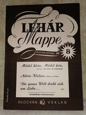 Notenheft „LEHÁR Mappe“ NR 8 Klavierausgabe  mit Text