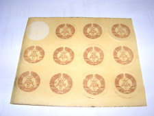 Original DDR Plakette TÜV LKW PKW Zulassungsplakette Vignette Prägemarke