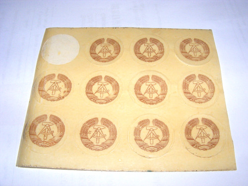 Original vintage ddr plakette - original,