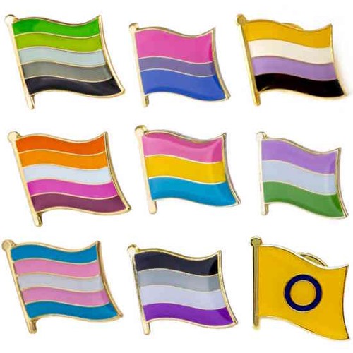 Lgbt flaggen pins anstecker - pins,