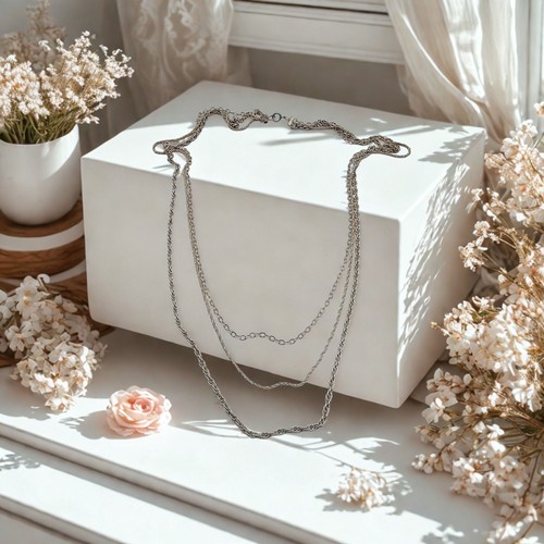 Vintage silberkette 835 - vintage,