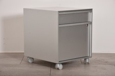 MDF Design Italia Rollcontainer, silber/alu, gebraucht